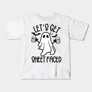 Let's get Sheet Faced Kids T-Shirt